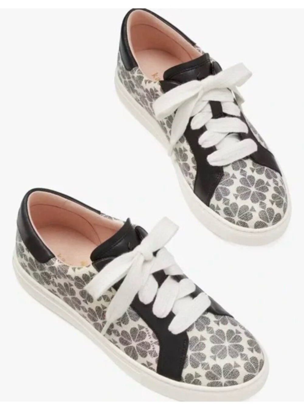 Kate Spade Erin Black & White Sneaker Size 8.5 NIB
